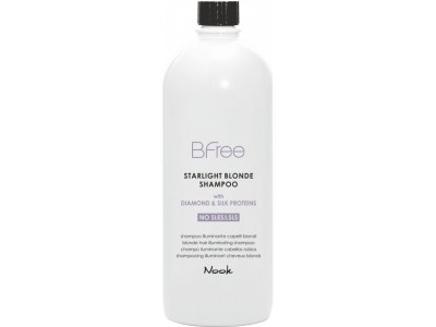 Nook BFree Starlight Blonde Shampoo - Сияющий шампунь для волос цвета "Блонд" 1000мл