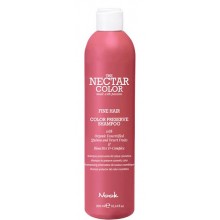 Nook The Nectar Color Preserve Shampoo Fine - Шампунь для ухода за окрашенными Тонкими волосами 300мл