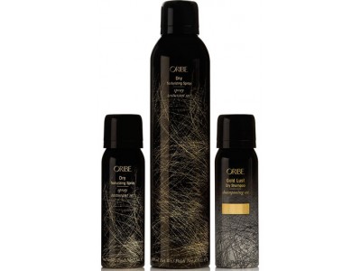 ORIBE Dry Styling Collection - Набор для стайлинга: Спрей для сухого дефинирования + Сухой шампунь для восстановления волос + Спрей для сухого дефинирования 300 + 62 + 75мл