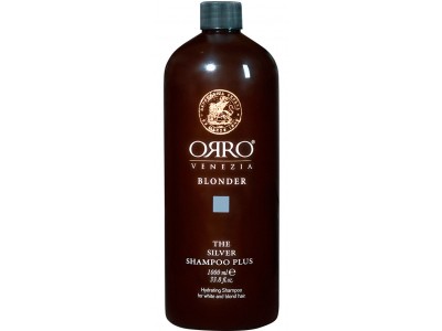 ORRO Blonder Silver Shampoo Plus - Серебряный шампунь плюс для светлых волос 1000мл