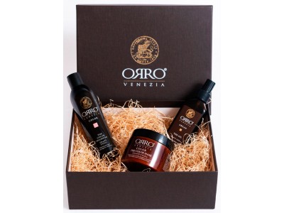 ORRO Holiday Set Color - Подарочный набор для Окрашенных волос (Шампунь + Маска + Аргановое масло) 250 + 250 + 100мл