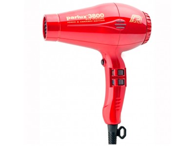 Parlux 3800 ECO Friendly Ionic&Ceramic 2100W Red - Профессиональные фен для волос ЭКО Красный 2100 Вт