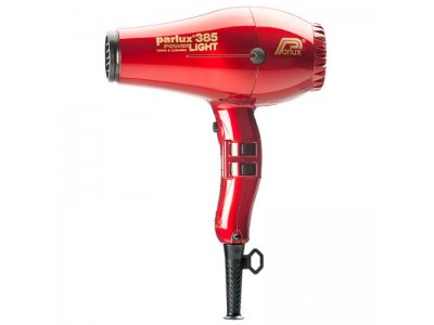 Parlux 385 PowerLight 2150W Red - Профессиональные фен для волос 385 ПауэрЛайт Красный 2150 Вт