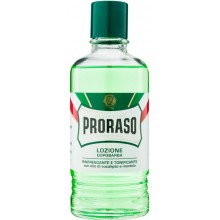 Proraso Green Aftershave Balm Lotion - Лосьон тонизирующий после бритья Зелёный 400мл
