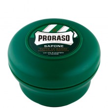 Proraso Green Shaving Soap In a Bowl - Мыло для бритья в чашке Зелёное 150мл