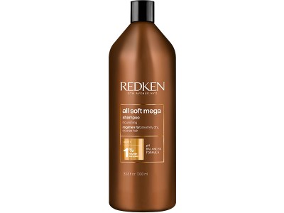 Redken all soft mega Shampoo - Шампунь для питания очень сухих и ломких волос 1000мл