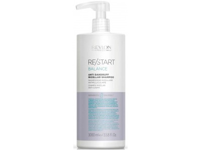 Revlon Professional Re/Start Balance Anti-Dandruff Micellar Shampoo - Мицеллярный шампунь для кожи головы против перхоти и шелушений 1000мл