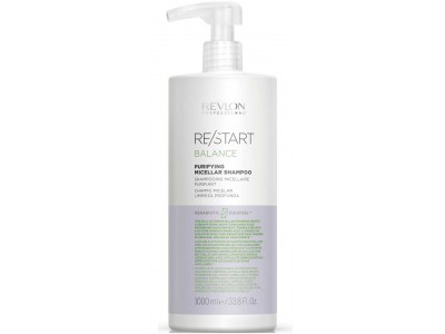 Revlon Professional Re/Start Balance Purifying Micellar Shampoo - Мицеллярный шампунь для жирной кожи 1000мл