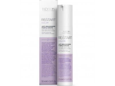 Revlon Professional Re/Start Color Anti-Brassiness Purple Drops - Фиолетовые капли для усиления и поддержки холодных оттенков 50мл