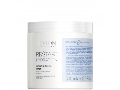 Revlon Professional Re/Start Hydration Moisture Rich Mask - Интенсивно увлажняющая маска для нормальных и сухих волос 500мл