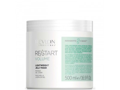 Revlon Professional Re/Start Volume Lightweight Jelly Mask - Неутяжеляющая маска-желе для волос 500мл