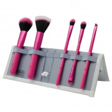 Royal & Langnickel Moda Perfect Mineral Set Pink - Набор кистей для макияжа в чехле Розовый 5шт