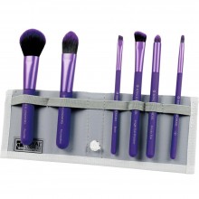 Royal & Langnickel Moda Total Face Set Purple - Набор кистей для макияжа лица в чехле Фиолетовый 6шт