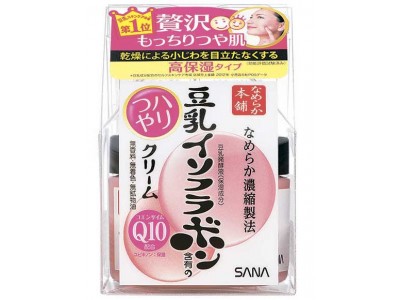 SANA Soy Milk Haritsuya Q10 Cream - Крем для лица Увлажняющий с изофлавонами сои и коэнзимом Q10, 50гр