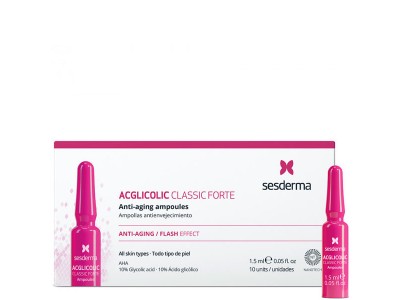 Sesderma Acglicolic Classic Forte Ampoules - Средство в ампулах форте с Гликолевой кислотой 10 х 1,5мл