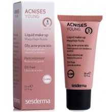 Sesderma Acnises Young Liquid make-up (claire) SPF 5 - Жидкий тональный крем с СЗФ 5 (Светлый тон) 30мл