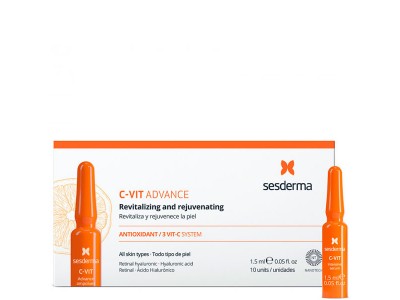 Sesderma C-Vit Ampoules - Средство в ампулах с витамином С, 10 x 1.5мл