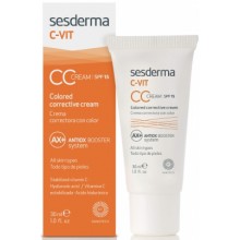 Sesderma C-Vit CC Cream SPF15 - Крем корректирующий тон кожи СЗФ 15, 30мл