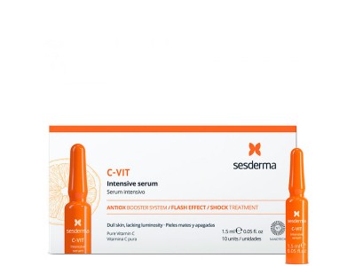 Sesderma C-Vit Intensive serum - Сыворотка интенсивная для лица и шеи 12%, 10 x 1.5мл