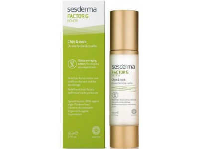 Sesderma Factor G Renew Oval face & neck - Омолаживающее средство для овала лица и шеи 50мл