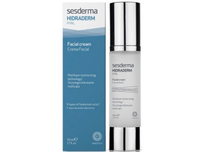 Sesderma Hidraderm Hyal Facial Cream - Крем увлажняющий для всех типов кожи 50мл
