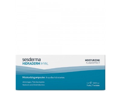 Sesderma Hidraderm Hyal Moisturizing ampoules - Средство в ампулах увлажняющее с гиалуроновой кислотой 7 х1мл
