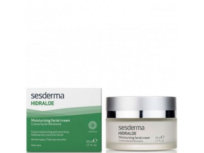 Sesderma Hidraloe Moisturizing Facial Cream - Увлажняющий крем с экстрактом Алоэ 50мл