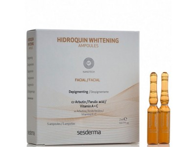 Sesderma Hidroquin Whitening ampoules - Депигментирующее средство в ампулах 5 х 2мл