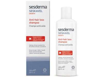 Sesderma Seskavel Anti-hair loss shampoo - Шампунь от выпадения волос 200мл