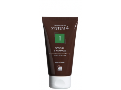 Sim Sensitive System 4 Climbazole Shampoo 1 - Шампунь №1 для нормальной и жирной кожи головы 75мл