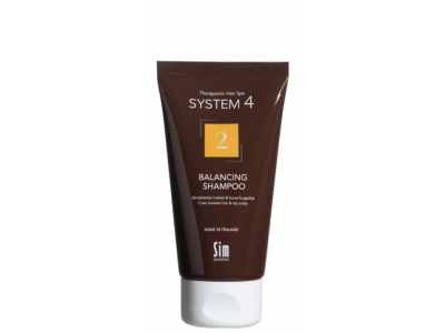 Sim Sensitive System 4 Climbazole Shampoo 2 - Шампунь №2 для сухих поврежденных и окрашенных волос 75мл
