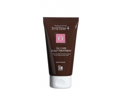 Sim Sensitive System 4 Oil Cure Hair Mask O - Терапевтическая маска-пилинг «О» для всех типов волос 75мл