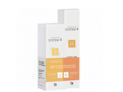 Sim Sensitive System 4 Set №11 Standart - Программа №11 для сухих волос и кожи головы Стандарт (Шампунь №2 + Бальзам-кондиционер) 250 + 150мл