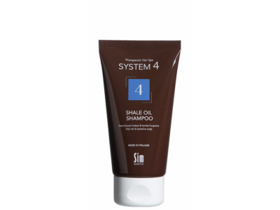 Sim Sensitive System 4 Shale Oil Shampoo 4 - Шампунь №4 для очень жирной, чувствительной и раздраженной кожи головы 75мл