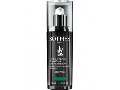 Sothys Anti-age Detoxifying anti-free radical youth serum - Омолаживающая сыворотка для детокса кожи (эффект детокс-процедуры) 30мл