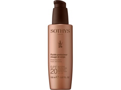 Sothys Sun Care Protective fluid face and body SPF20 - Молочко для лица и тела СЗФ 20, 150мл