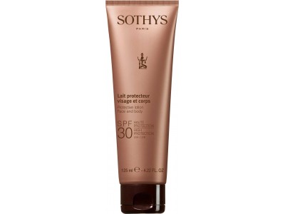 Sothys Sun Care Protective lotion face and body SPF30 - Эмульсия для лица и тела СЗФ 30, 125мл