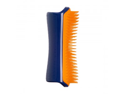 PET TEEZER Detangling & Dog Grooming Brush Navy & Orange - Расческа для распутывания шерсти Синий/оранжевый 63 х 150мм