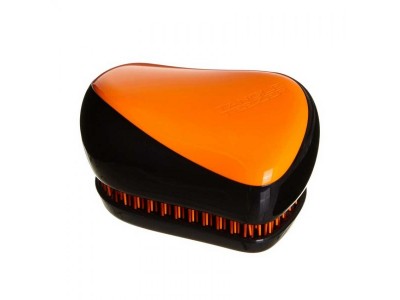 TANGLE TEEZER Compact Styler Orange Flare - Щетка для волос компактная Оранжевый/Чёрный 90 х 68 х 50мм