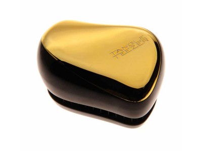 TANGLE TEEZER Compact Styler Bronze Chrome - Щетка для волос компактная Бронза 90 х 68 х 50мм