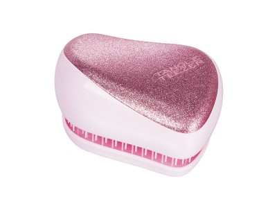 TANGLE TEEZER Compact Styler Candy Sparkle - Щетка для волос компактная Розовый с Блёстками 90 х 68 х 50мм