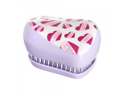 TANGLE TEEZER Compact Styler Girl Power - Щетка для волос компактная Сиреневый/Розовый 90 х 68 х 50мм