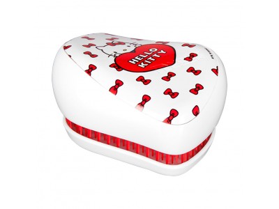 TANGLE TEEZER Compact Styler Hello Kitty Dancing Bows - Щетка для волос компактная Белый/Красный 90 х 68 х 50мм