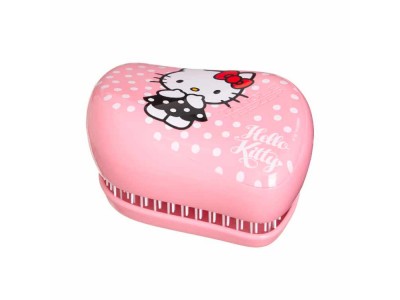TANGLE TEEZER Compact Styler Hello Kitty Pink - Щетка для волос компактная Розовый 90 х 68 х 50мм