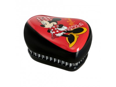 TANGLE TEEZER Compact Styler Minnie Mouse Rosy Red - Щетка для волос компактная Красный/Чёрный 90 х 68 х 50мм