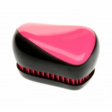 TANGLE TEEZER Compact Styler Pink Sizzle - Щётка для волос компактная Розовый/Чёрный 90 х 68 х 50мм