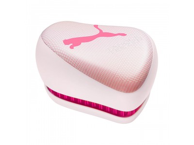 TANGLE TEEZER Compact Styler Puma Neon Pink - Щетка для волос компактная Розовый/Белый 90 х 68 х 50мм