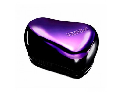 TANGLE TEEZER Compact Styler Purple Dazzle - Щетка для волос компактная Фиолетовый 90 х 68 х 50мм