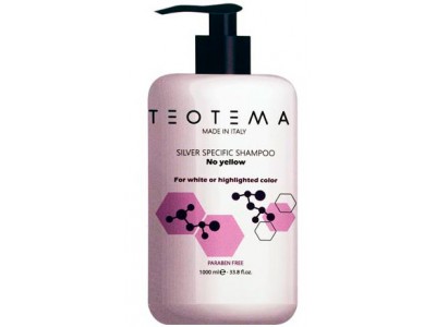 Teotema Silver Specific Shampoo - Шампунь тонирующий Серебряный 1000мл