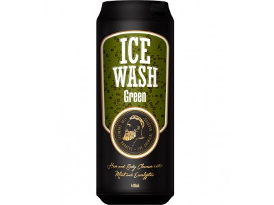 THE CHEMICAL BARBERS ICE WASH GREEN - Освежающий гель для душа с мятой и эвкалиптом 440мл